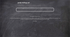 Desktop Screenshot of pandp-holdings.net